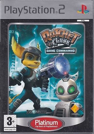 Ratchet & Clank 2 Going Commando - Platinum - PS2 (B Grade) (Genbrug)